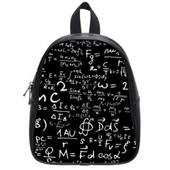 E=mc2 Text Science Albert Einstein Formula Mathematics Physics School Bag (small) by Jancukart