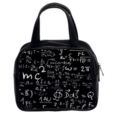 E=mc2 Text Science Albert Einstein Formula Mathematics Physics Classic Handbag (two Sides)