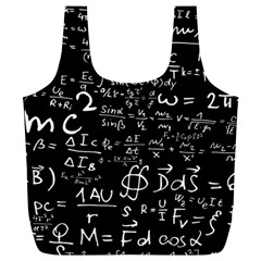 E=mc2 Text Science Albert Einstein Formula Mathematics Physics Full Print Recycle Bag (xl) by Jancukart