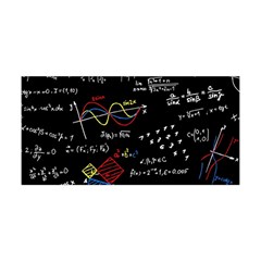 Black Background With Text Overlay Mathematics Formula Board Yoga Headband