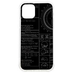 Black Background With Text Overlay Mathematics Trigonometry Iphone 12/12 Pro Tpu Uv Print Case