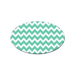 Chevron Pattern Giftt Sticker Oval (100 Pack)