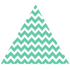 Chevron Pattern Giftt Wooden Puzzle Triangle by GardenOfOphir