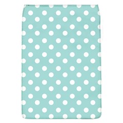 Blue And White Polka Dots Removable Flap Cover (l) by GardenOfOphir
