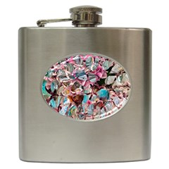 Aqua blend Hip Flask (6 oz)