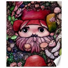 Shroom Glamour Canvas 8  X 10  by GardenOfOphir