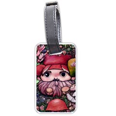 Shroom Glamour Luggage Tag (one Side) by GardenOfOphir