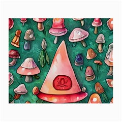 Magic Mushroom Wizardry Small Glasses Cloth by GardenOfOphir