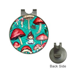 Magic Mushroom Hat Clips With Golf Markers by GardenOfOphir