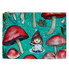 Magic Mushroom Cosmetic Bag (xxl) by GardenOfOphir