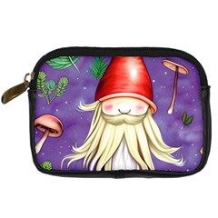 Sacred Mushroom Digital Camera Leather Case by GardenOfOphir