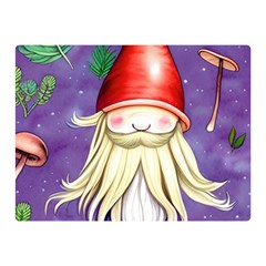 Sacred Mushroom Premium Plush Fleece Blanket (mini) by GardenOfOphir