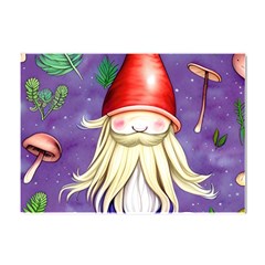 Sacred Mushroom Crystal Sticker (a4) by GardenOfOphir