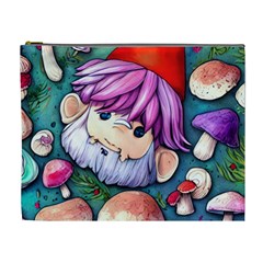 Sacred Mushroom Art Cosmetic Bag (xl) by GardenOfOphir