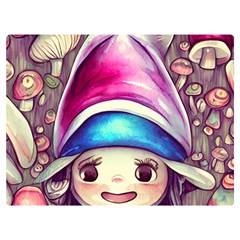 Magic Mushrooms For Conjuring Premium Plush Fleece Blanket (extra Small) by GardenOfOphir