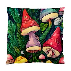 Sacred Mushrooms For Necromancy Standard Cushion Case (two Sides) by GardenOfOphir