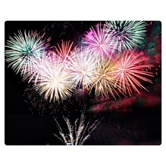 Firework Premium Plush Fleece Blanket (medium) by artworkshop