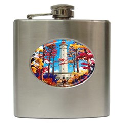 Lighthouse Hip Flask (6 Oz) by artworkshop