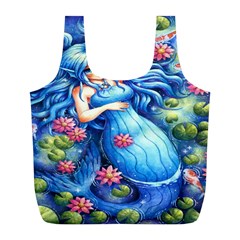 Mermay Full Print Recycle Bag (l) by artworkshop