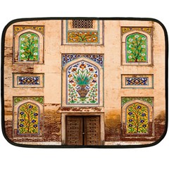 Mosque One Side Fleece Blanket (mini) by artworkshop