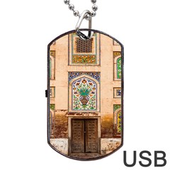 Mosque Dog Tag Usb Flash (one Side) by artworkshop