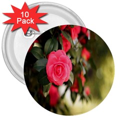 Flower 3  Buttons (10 Pack)  by artworkshop