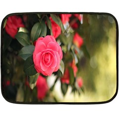 Flower One Side Fleece Blanket (mini) by artworkshop