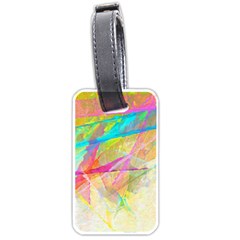 Abstract-14 Luggage Tag (one Side)