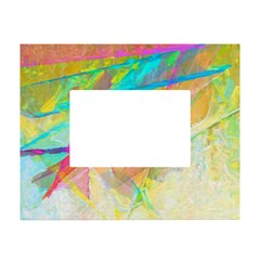 Abstract-14 White Tabletop Photo Frame 4 x6  by nateshop