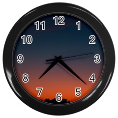 Sky Gradient Wall Clock (black) by artworkshop