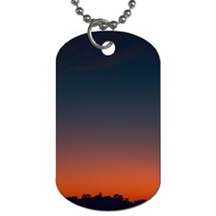 Sky Gradient Dog Tag (one Side) by artworkshop