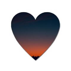 Sky Gradient Heart Magnet by artworkshop