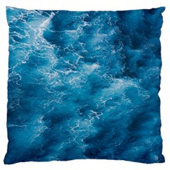 Blue Water Speech Therapy Standard Premium Plush Fleece Cushion Case (one Side) by artworkshop