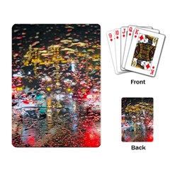 Water Droplets Playing Cards Single Design (Rectangle)