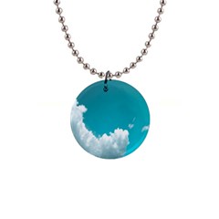 Clouds Hd Wallpaper 1  Button Necklace
