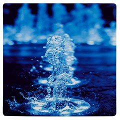 Water Blue Wallpaper Uv Print Square Tile Coaster  by artworkshop
