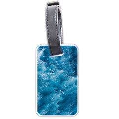 Blue Water Speech Therapy Luggage Tag (one Side) by artworkshop