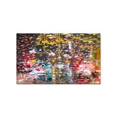 Water Droplets Sticker Rectangular (100 Pack) by artworkshop