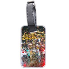 Water Droplets Luggage Tag (two Sides)