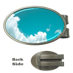 Clouds Hd Wallpaper Money Clips (oval) 