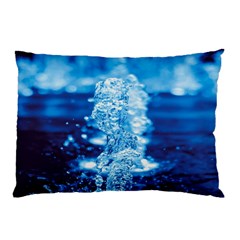 Water Blue Wallpaper Pillow Case (two Sides) by artworkshop