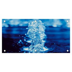 Water Blue Wallpaper Banner And Sign 6  X 3  by artworkshop