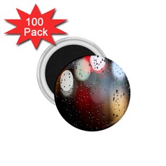 Rain On Window 1 75  Magnets (100 Pack)  by artworkshop