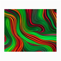 Background Green Red Small Glasses Cloth