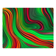 Background Green Red Premium Plush Fleece Blanket (large)