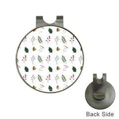 Leaves Mistletoe Plants Winter Hat Clips With Golf Markers