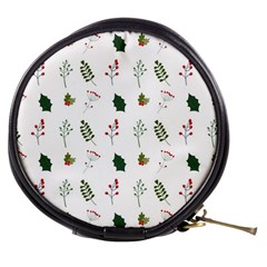 Leaves Mistletoe Plants Winter Mini Makeup Bag