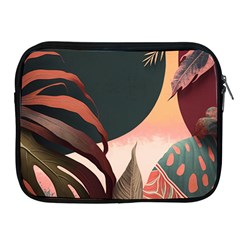 Ai Generated Leaves Foliage Plants Apple Ipad 2/3/4 Zipper Cases by Ravend