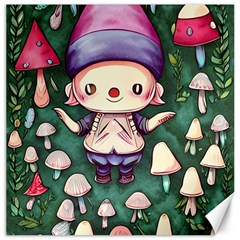 Toadstool Mushrooms Canvas 20  X 20  by GardenOfOphir