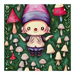 Toadstool Mushrooms Banner And Sign 3  X 3 